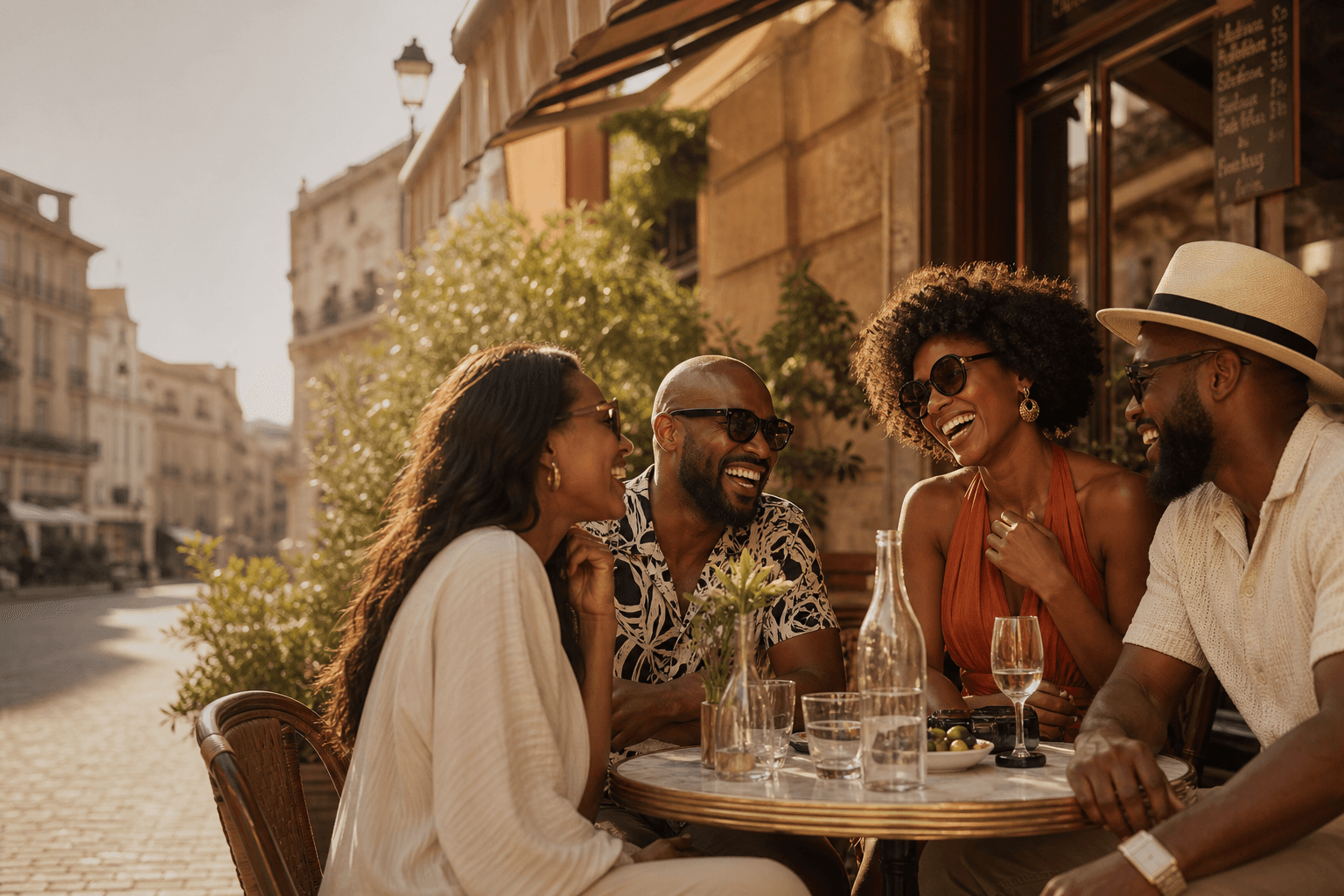 Members connecting over coffee